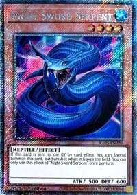 Night Sword Serpent (Platinum Secret Rare) - Rarity Collection 5 - YuGiOh card