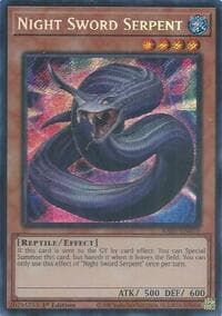 Night Sword Serpent (Secret Rare) - Rarity Collection 5 - YuGiOh card