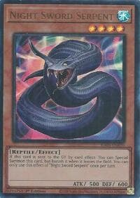 Night Sword Serpent (Ultra Rare) - Rarity Collection 5 - YuGiOh card