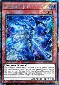 Spright Jet (Platinum Secret Rare) - Rarity Collection 5 - YuGiOh card