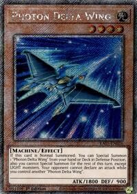 Photon Delta Wing (Platinum Secret Rare) - Rarity Collection 5 - YuGiOh card