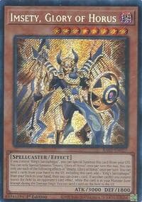 Imsety, Glory of Horus (Secret Rare) - Rarity Collection 5 - YuGiOh card