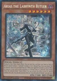 Arias the Labrynth Butler (Secret Rare) - Rarity Collection 5 - YuGiOh card