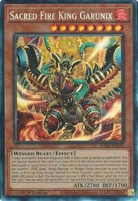Sacred Fire King Garunix (PCR) - Rarity Collection 5 - YuGiOh card