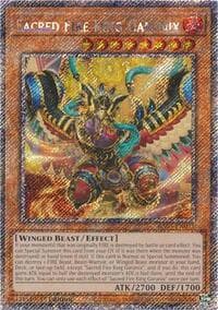 Sacred Fire King Garunix (Platinum Secret Rare) - Rarity Collection 5 - YuGiOh card