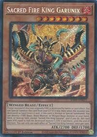 Sacred Fire King Garunix (Secret Rare) - Rarity Collection 5 - YuGiOh card