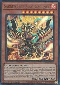 Sacred Fire King Garunix (Ultra Rare) - Rarity Collection 5 - YuGiOh card