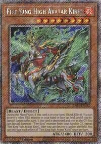 Fire King High Avatar Kirin (Platinum Secret Rare) - Rarity Collection 5 - YuGiOh card