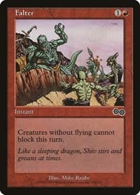 Falter - Urza's Saga - Magic: The Gathering card