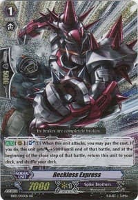 Reckless Express - EB03 - Cavalry of Black Steel - Cardfight Vanguard card