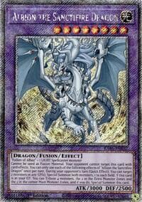 Albion the Sanctifire Dragon (Platinum Secret Rare) - Rarity Collection 5 - YuGiOh card