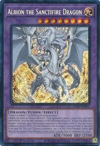 Albion the Sanctifire Dragon (Secret Rare) - Rarity Collection 5 - YuGiOh card