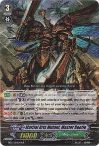 Martial Arts Mutant, Master Beetle - EB03 - Cavalry of Black Steel - Cardfight Vanguard card