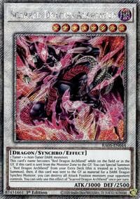 Scarred Dragon Archfiend (Platinum Secret Rare) - Rarity Collection 5 - YuGiOh card