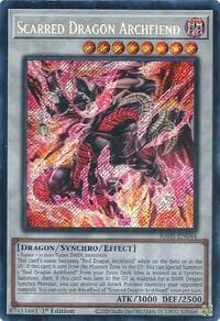 Scarred Dragon Archfiend (Secret Rare) - Rarity Collection 5 - YuGiOh card