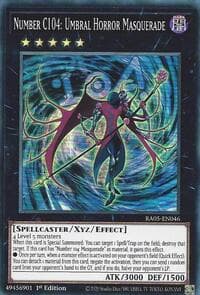 Number C104: Umbral Horror Masquerade - Rarity Collection 5 - YuGiOh card