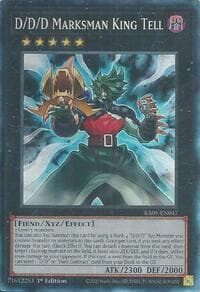 D/D/D Marksman King Tell (PCR) - Rarity Collection 5 - YuGiOh card