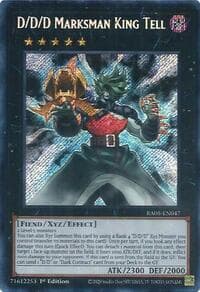 D/D/D Marksman King Tell (Secret Rare) - Rarity Collection 5 - YuGiOh card