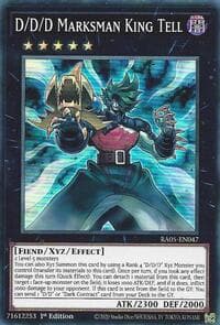 D/D/D Marksman King Tell - Rarity Collection 5 - YuGiOh card