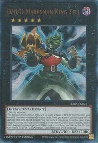 D/D/D Marksman King Tell (PUR) - Rarity Collection 5 - YuGiOh card