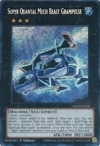 Super Quantal Mech Beast Grampulse (Secret Rare) - Rarity Collection 5 - YuGiOh card