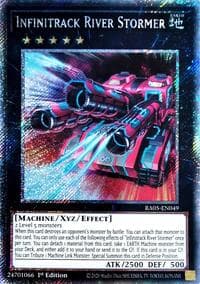 Infinitrack River Stormer (Platinum Secret Rare) - Rarity Collection 5 - YuGiOh card