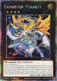 Exosister Mikailis (Platinum Secret Rare) - Rarity Collection 5 - YuGiOh card