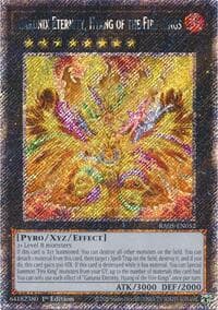 Garunix Eternity, Hyang of the Fire Kings (Platinum Secret Rare) - Rarity Collection 5 - YuGiOh card