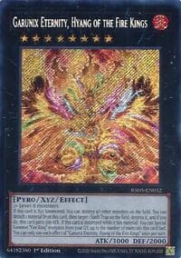 Garunix Eternity, Hyang of the Fire Kings (Secret Rare) - Rarity Collection 5 - YuGiOh card