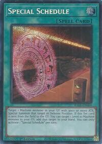 Special Schedule (Secret Rare) - Rarity Collection 5 - YuGiOh card