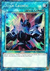 Quick Launch (Platinum Secret Rare) - Rarity Collection 5 - YuGiOh card