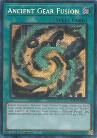 Ancient Gear Fusion (Secret Rare) - Rarity Collection 5 - YuGiOh card