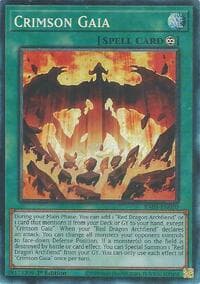 Crimson Gaia (PCR) - Rarity Collection 5 - YuGiOh card