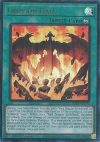 Crimson Gaia (Ultra Rare) - Rarity Collection 5 - YuGiOh card