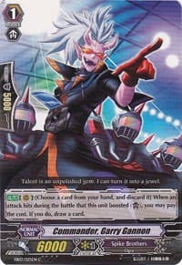Commander, Garry Gannon - EB03 - Cavalry of Black Steel - Cardfight Vanguard card