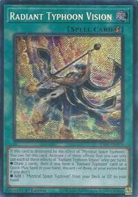 Radiant Typhoon Vision (Secret Rare) - Rarity Collection 5 - YuGiOh card