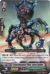 Transmutated Thief, Steal Spider - EB03 - Cavalry of Black Steel - Cardfight Vanguard card