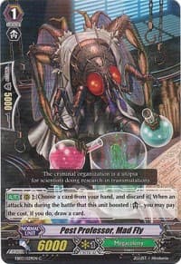 Pest Professor, Mad Fly - EB03 - Cavalry of Black Steel - Cardfight Vanguard card