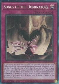 Songs of the Dominators (PCR) - Rarity Collection 5 - YuGiOh card