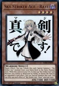 Sky Striker Ace - Raye - Rarity Collection 5 - YuGiOh card