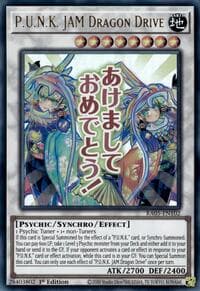 P.U.N.K. JAM Dragon Drive - Rarity Collection 5 - YuGiOh card