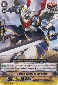 Falcon Knight of the Azure - EB03 - Cavalry of Black Steel - Cardfight Vanguard card