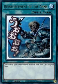 Reinforcement of the Army - Rarity Collection 5 - YuGiOh card