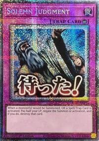 Solemn Judgment (Starlight Rare) - Rarity Collection 5 - YuGiOh card