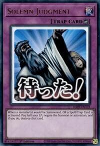 Solemn Judgment - Rarity Collection 5 - YuGiOh card