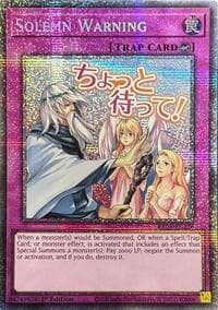Solemn Warning (Starlight Rare) - Rarity Collection 5 - YuGiOh card