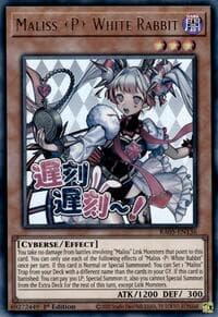 Maliss P White Rabbit - Rarity Collection 5 - YuGiOh card