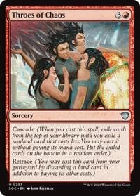 Throes of Chaos - Commander: Secrets of Strixhaven - Magic: The Gathering card