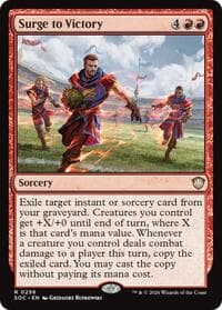 Surge to Victory - Commander: Secrets of Strixhaven - Magic: The Gathering card