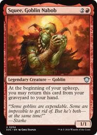 Squee, Goblin Nabob - Commander: Secrets of Strixhaven - Magic: The Gathering card